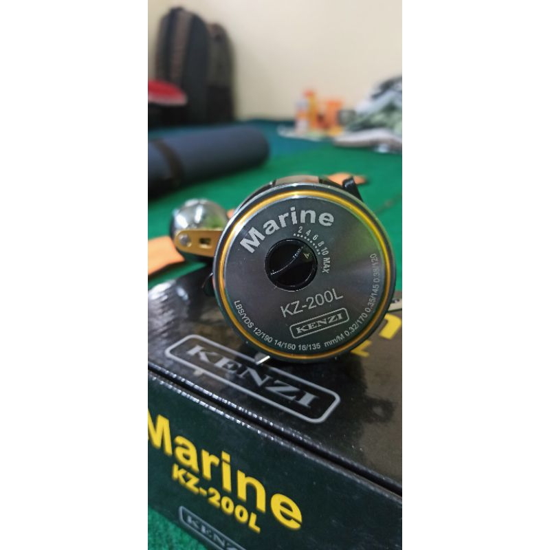 Reel Kenzi Marine KZ-200L 10BB OH (over head)