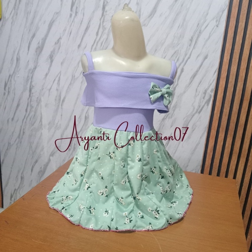 Aryanti - Dres Anak Tali Dua Pundak Dress Bayi Anak Perempuan