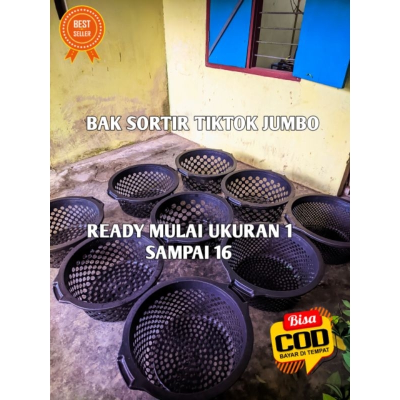 (BAK SORTIR JUMBO) EMBER SORTIR IKAN LELE JUMBO / BAK SORTIR LELE/ ALAT SORTIR  LELE JUMBO / IKAN LE