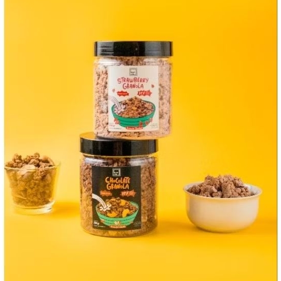 

LEAN LAB GRANOLA 250 GR RASA CHOCO DAN STRAWBERRY YOGHURT - SARAPAN SEHAT LOW KALORI LOW FAT LOW SUGAR