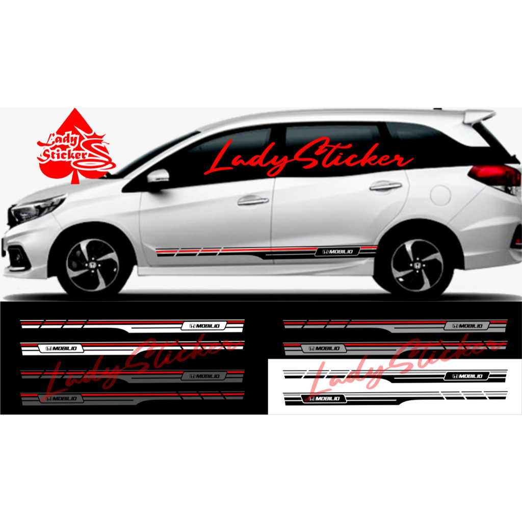 Sticker stiker mobil mobilio cutting sticker mobil honda mobilio