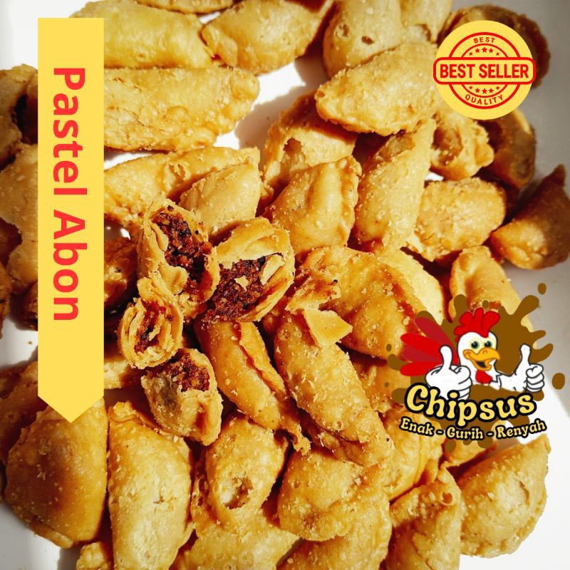 

pastel mini isi abon 500 gram gurih renyah makanan ringan