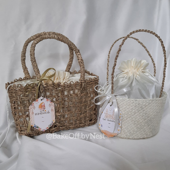 

Hampers Lebaran Idul Fitri - Tas Anyaman Serut - Parcel - Kado - Gift