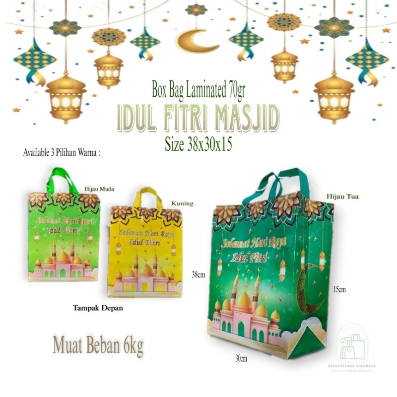 

TAS HAMPER LEBARAN SIZE 30X15X38 PXLXT MUAT HINGGA 6 KG GOODIEBAG SPUNBON LAMINASI TAS IDUL FITRI PREMIUM KUAT TAHAN AIR TAS SEMBAKO UNTUK BERBAGI DI BULAN PUASA RAMADHAN MURAH BAGUS