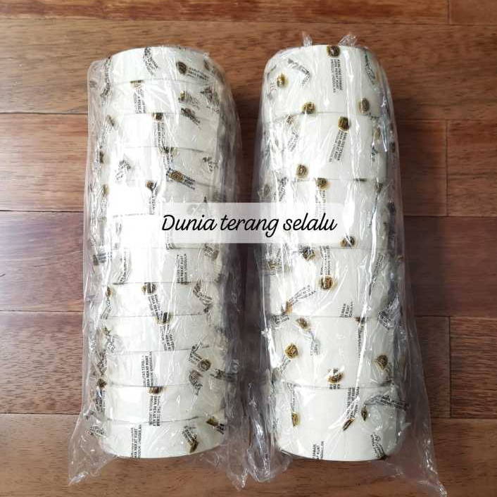 

1 SLOT - Isolasi Kertas 24 mm 48 mm DAISUKI Putih - Masking Tape 1in 2 in GOLD TAPE Solasi Cat Lakban Kertas 1'' 2'' 24mm 48mm x 10yard