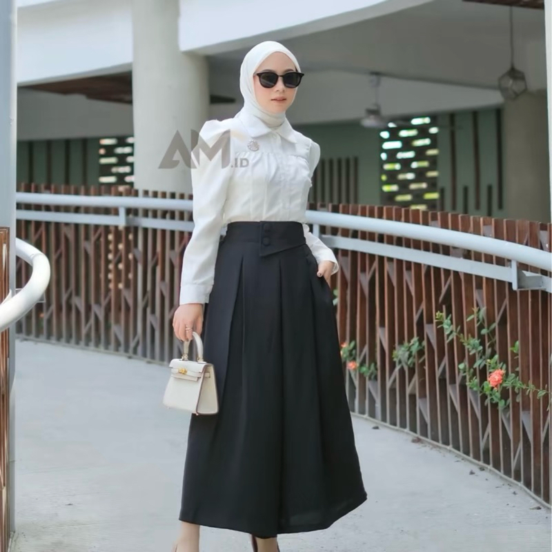 LIZI - ROK CELLIE PREMIUM . Rok Celana Wanita Kulot Cellie . Kulot Panjang Wanita Terbaru