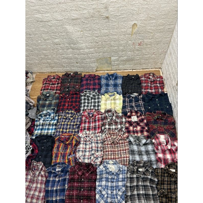 Borongan Kemeja Flannel 30pcs