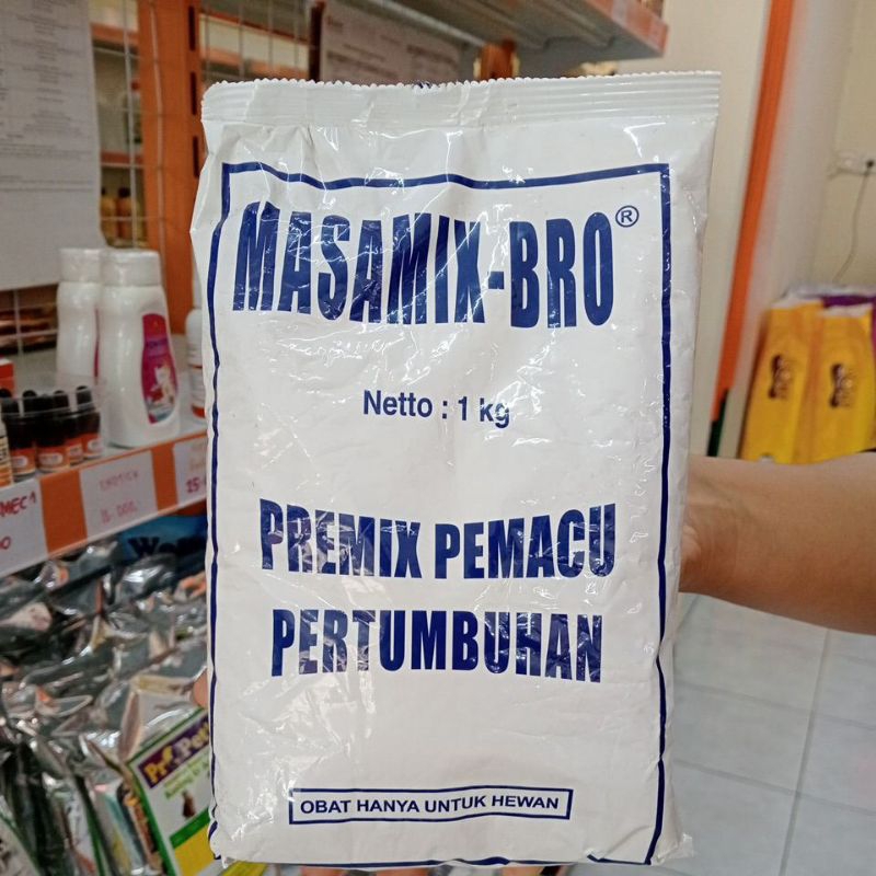 Masamix-Bro Masamix Bro 1kg premix pemacu pertumbuhan ayam pedaging broiler