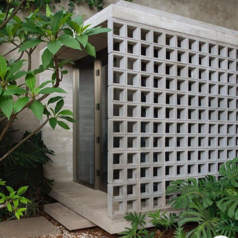 Roster beton motip kotak roster merah roster putih roster ventilasi roster dekorasi rumah roster bet