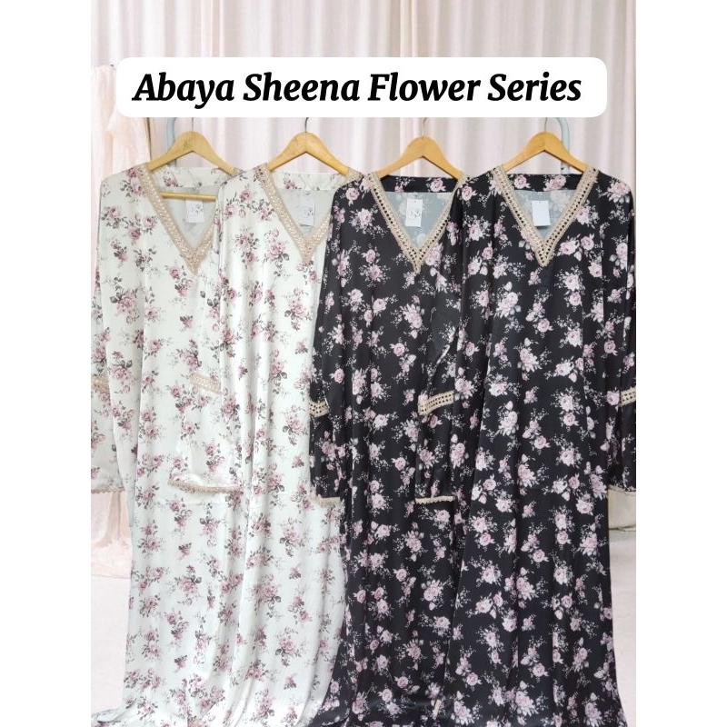 Abaya Sheena Mukana terbaru Best seller disty collection mewah super nyaman