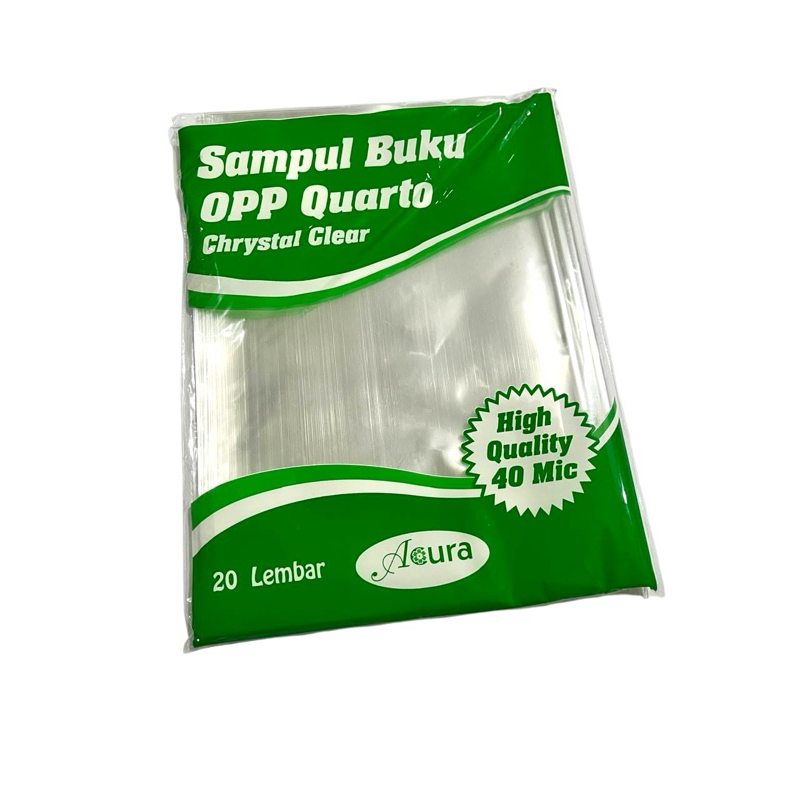 

SAMPUL KWARTO OPP SLIP 40MC ACCURA (20 LEMBAR)
