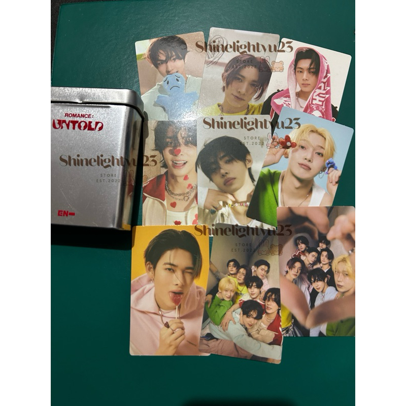 [Ready Stock] Sharing ENHYPEN - ROMANCE : UNTOLD MD Photocard & Tin Case