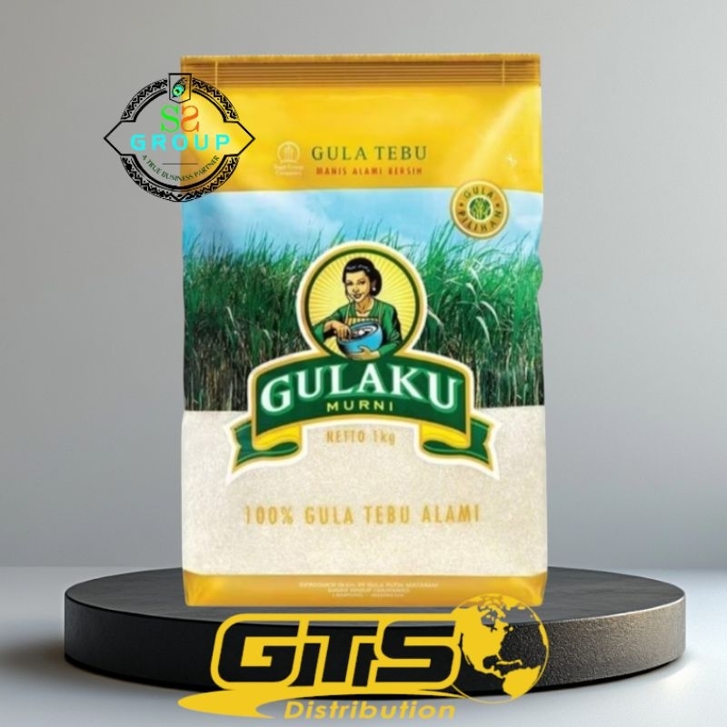 

GULAKU Kuning 1kg Gula Tebu indonesia Murni ASLi