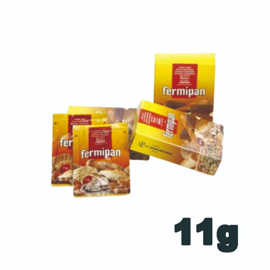 

Fermipan sachet 11gr Ragi instant Pengembang kue roti