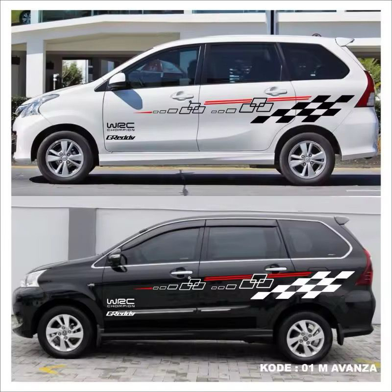 Stiker sticker mobil Avanza cutting stiker mobil avanza veloz Old terbaru