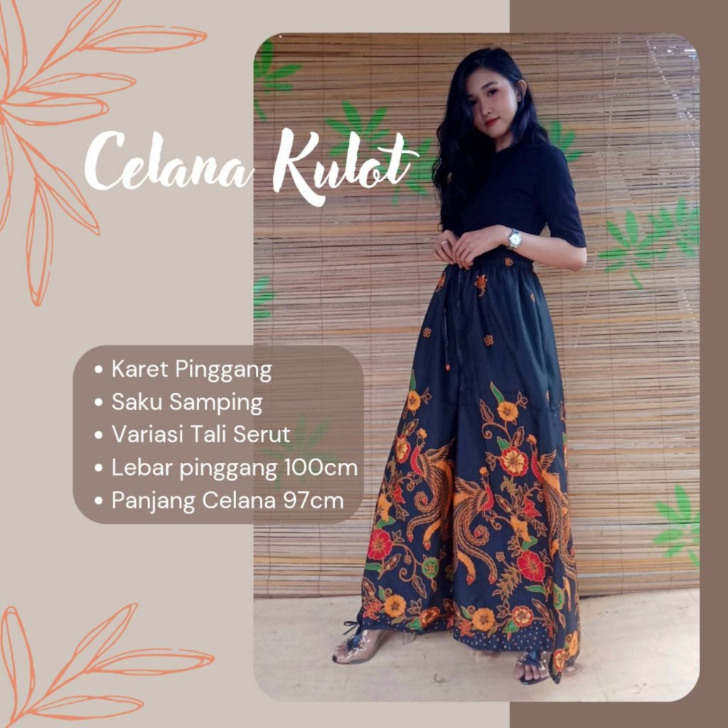 Celana Panjang - Kulot Batik - Motif Unggul Jaya