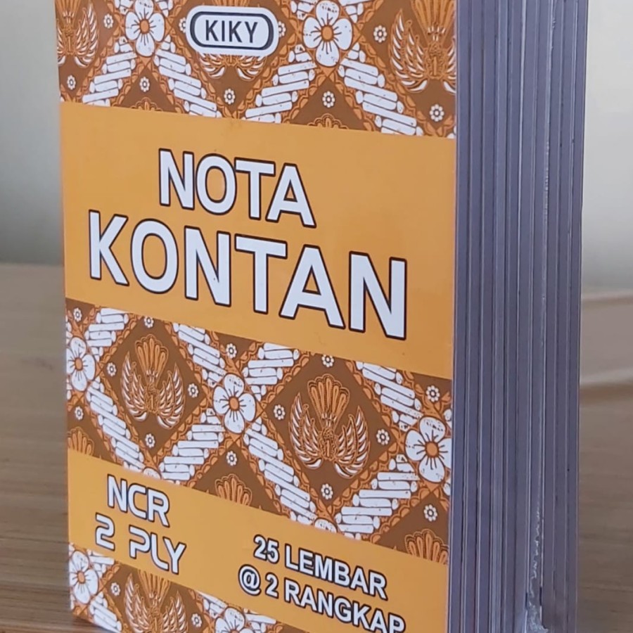 

Buku Nota KIKY 2 PLY / Nota Kontan NCR 2 Rangkap 25 Lembar (1 PAK isi 10 PCS)