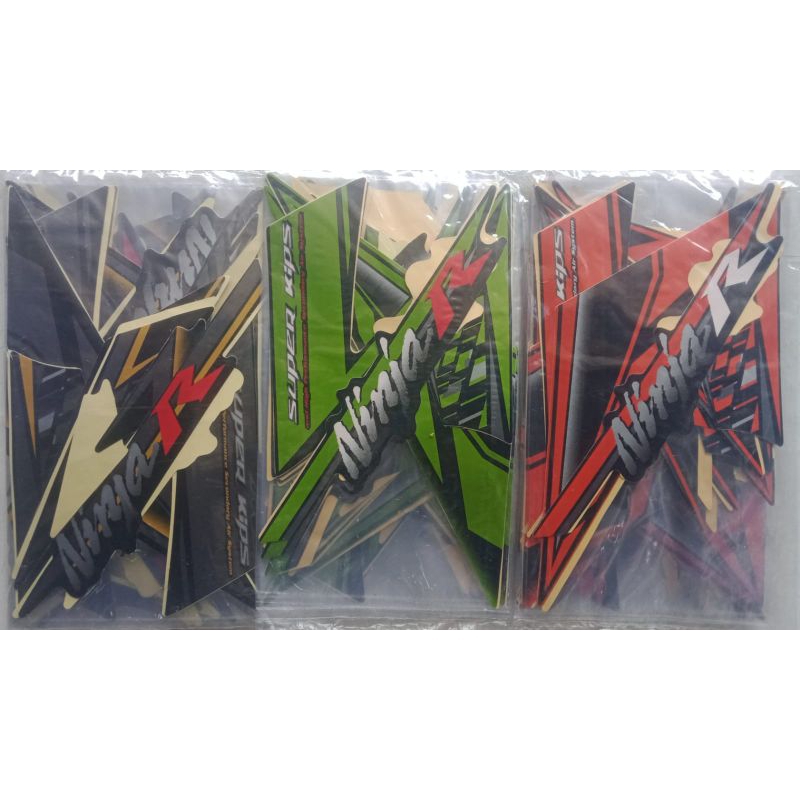 Stiker striping ninja r 2014 full set body