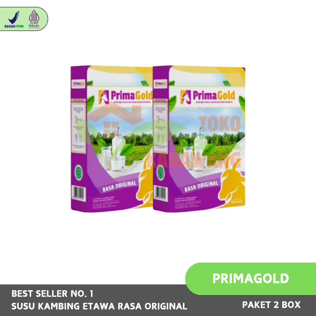 

PAKET 2 BOX PRIMAGOLD / Prima Gold - Susu Kambing Etawa