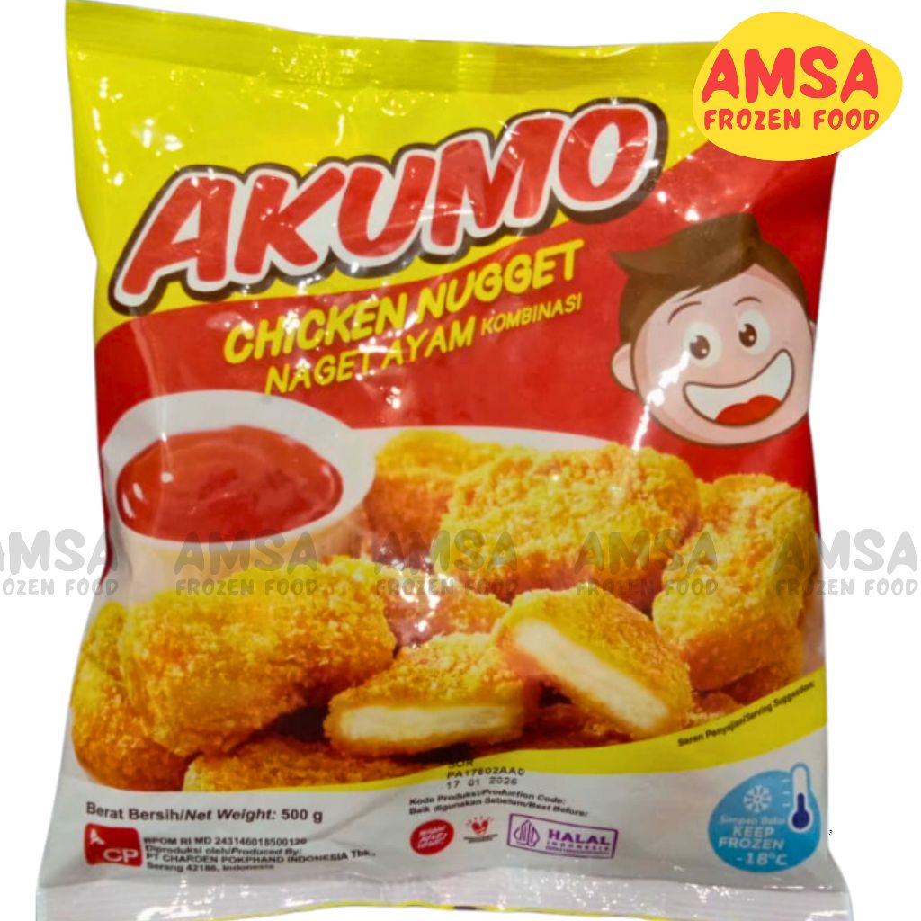 

Akumo Chicken Nugget 500g / Naget Ayam