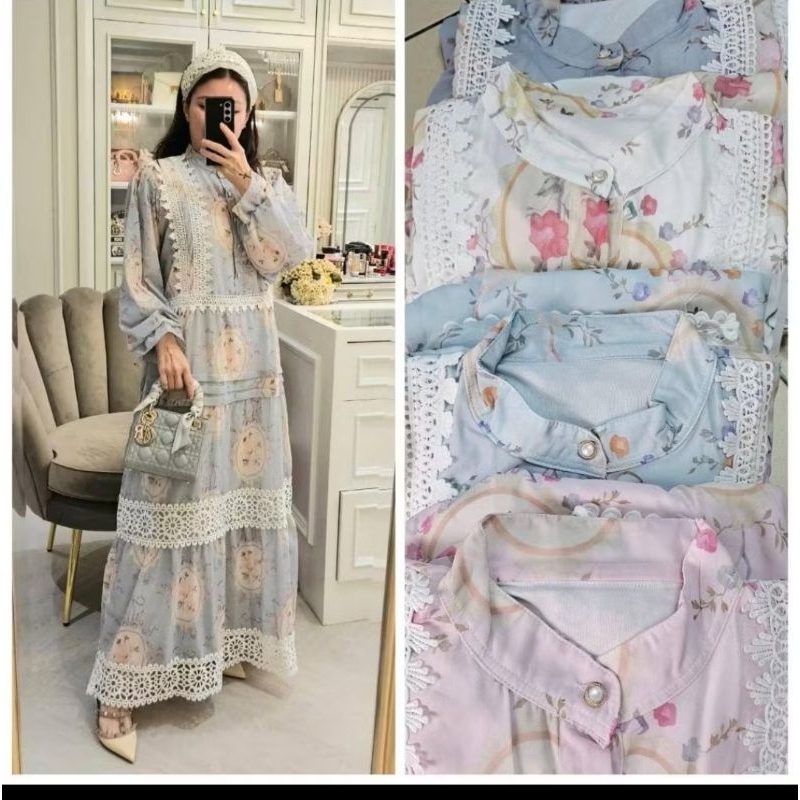 Gamis Set mejiwang terbaru