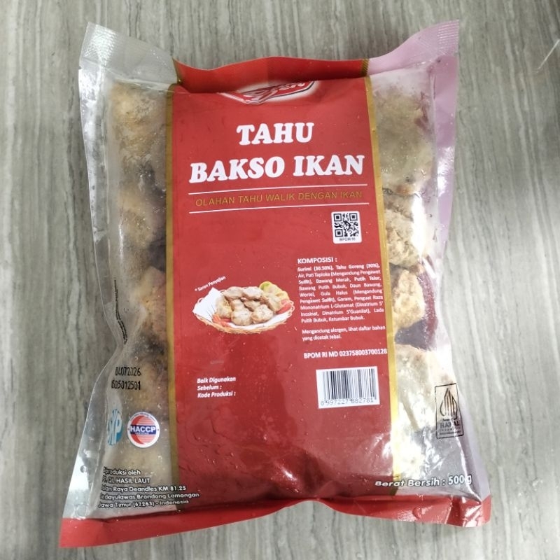 

PAK DEN Tahu Bakso Ikan Taso 500g