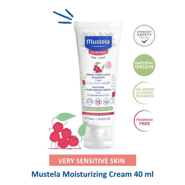 Mustela Moisturizing face Cream 40 ML / Mustela Face Cream Very Sensitive 40 ML