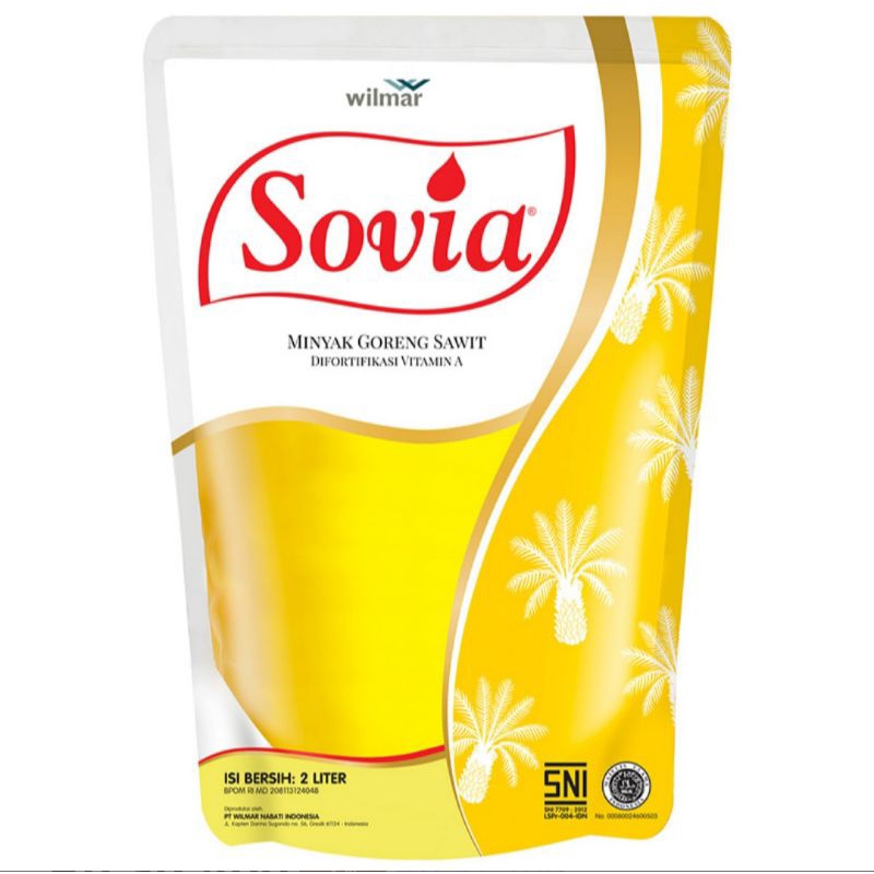

minyak goreng Sovia pouch 2 liter