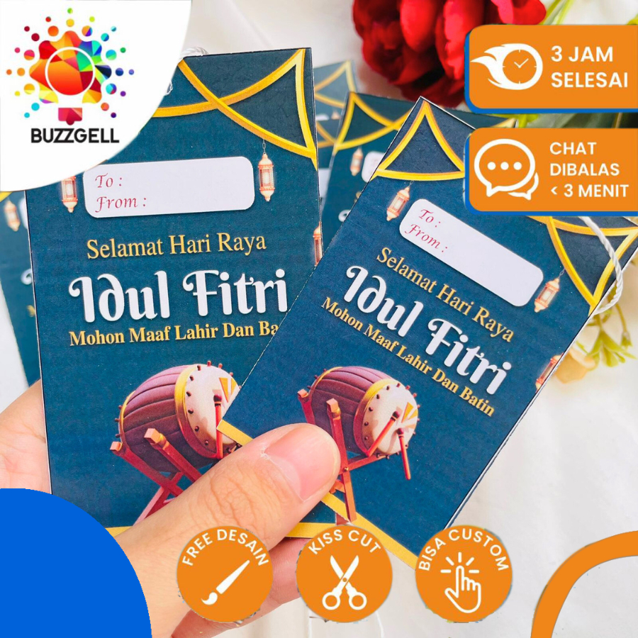 

Hang Tag Id Fitri / Hang Tag Ramadhan / Hangtag Kartu Ucapan Lebaran / Hangtag Hampers ap260 custom