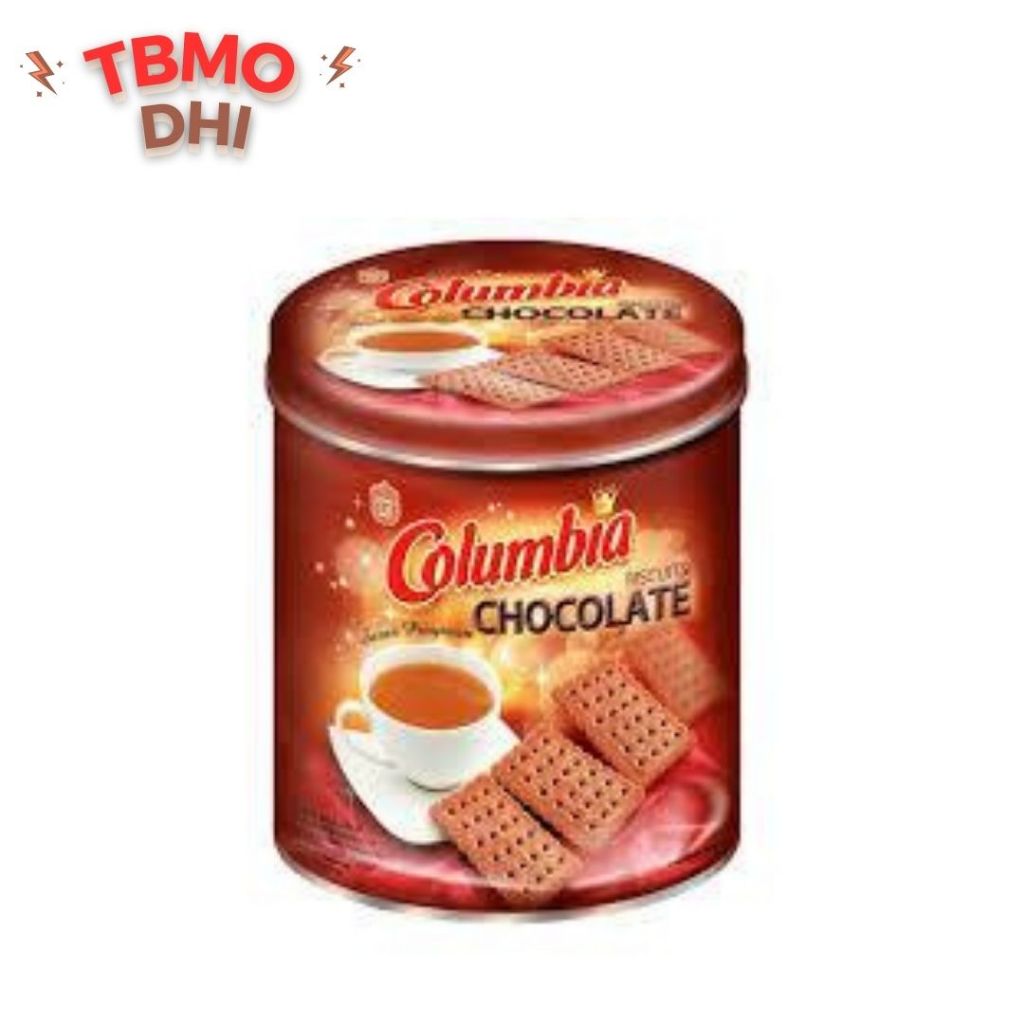 TBMO Biskuit Columbia Chocolate Tin 300gr / Kue Lebaran