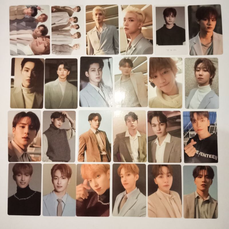 (MEMBER SET) SEVENTEEN TC INCOMPLETE JEONGHAN JOSHUA JUN HOSHI WONWOO WOOZI MINGYU DK DOKYEOM THE8 S