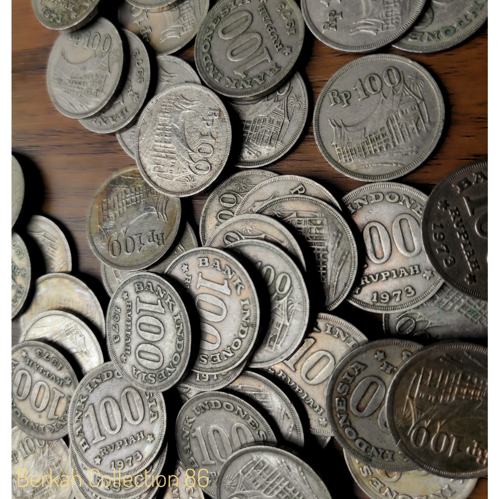 Uang 100 Rupiah Rumah Gadang 1973 Asli