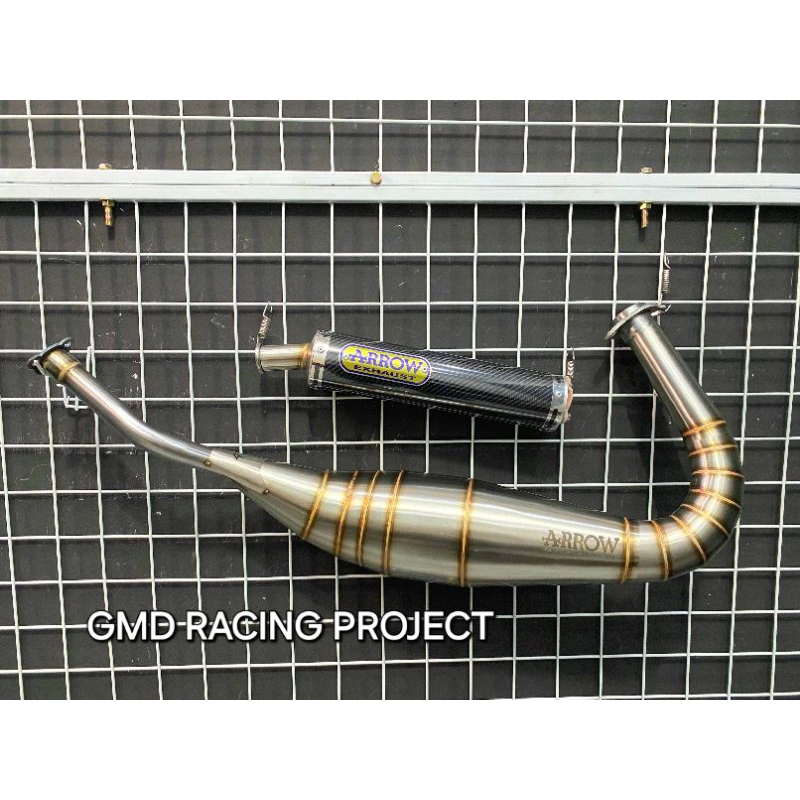 Knalpot RX-KING ARROW Carbon Model Repsol PDK Stenlis
