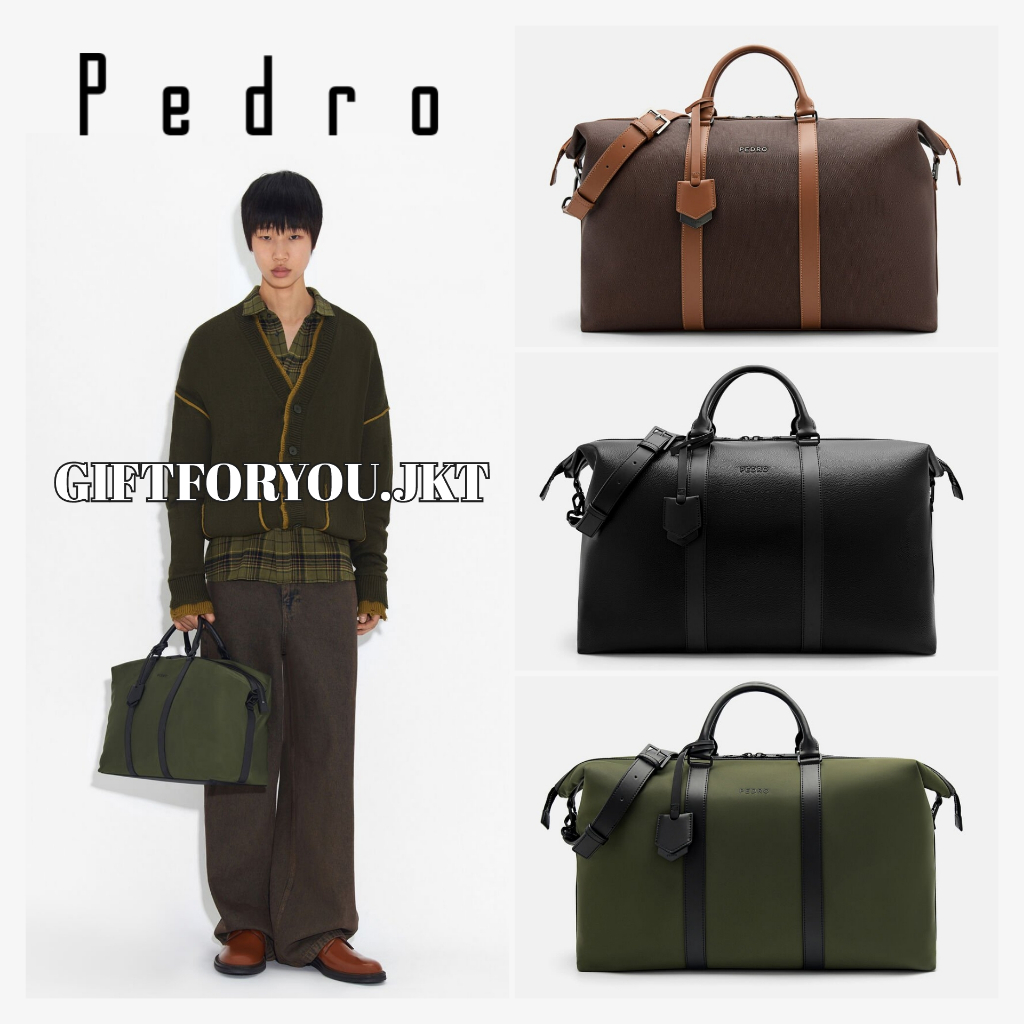 Tas Duffle Pedro Travel Bag Hunter Duffler Original Pria Cowok Laki-Laki Men Man Bag Travelling