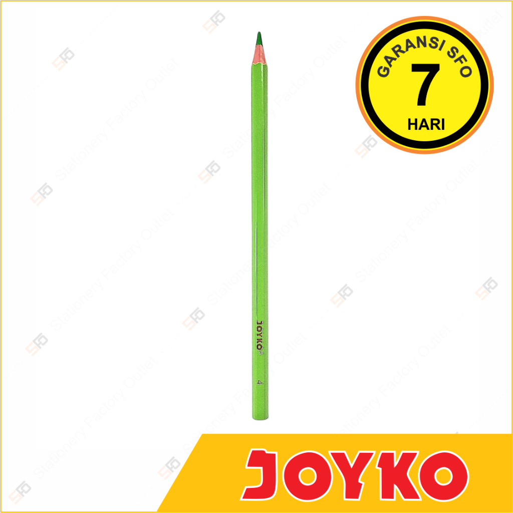

Pensil Warna Joyko Satuan - 4 Light Green - SFO Semarang Official