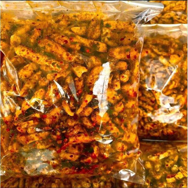 

Basreng Stick 1 kg / basreng viral pedas gurih daun jeruk