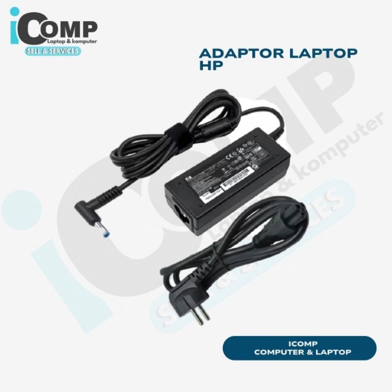 Adaptor Charger HP 19.5V 3,33A pin biru