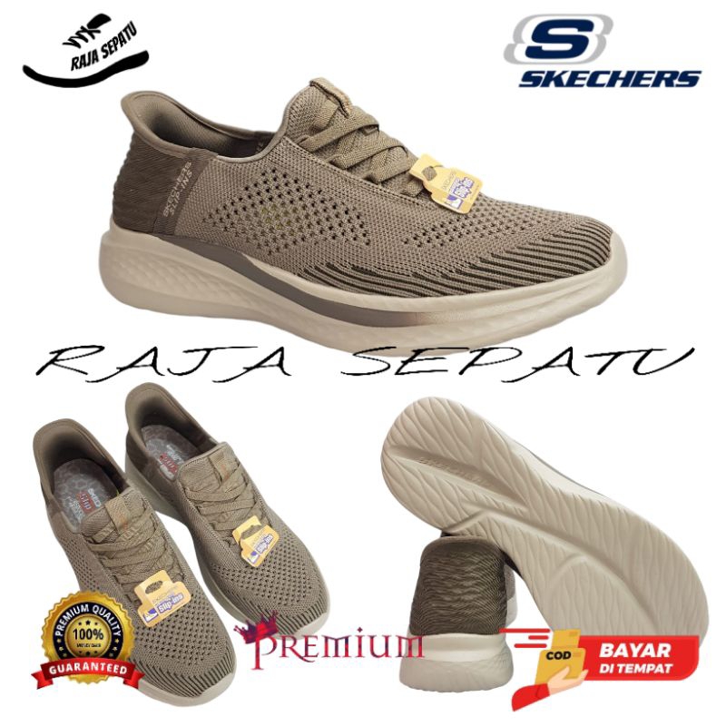 SEPATU SKECHERS SLIP INS SLADE/SEPATU SKECHERS/SEPATU PRIA/SEPATU SKECHERS PRIA/SEPATU SKECHERS