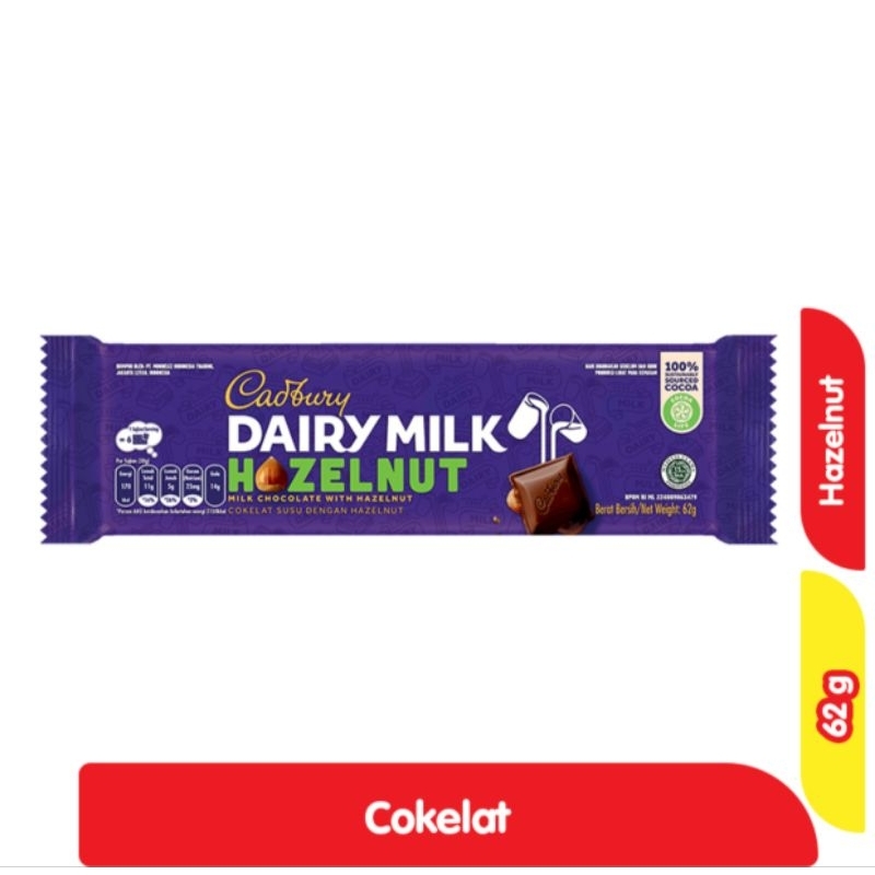 

CADBURY DAIRY MILK CHOCOLATE 62G