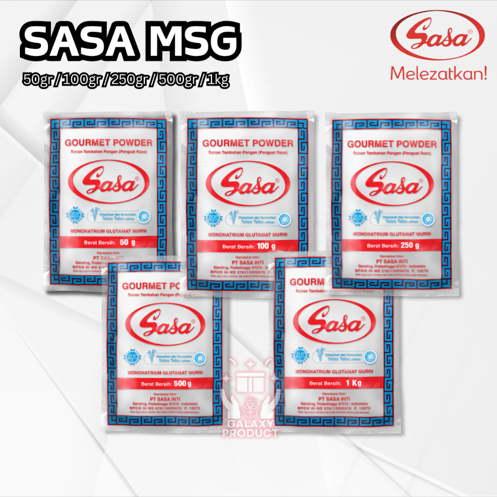 

SASA MSG KEMASAN 50gr / 100gr / 250gr / 500gr / 1kg