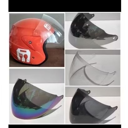 Kaca helm Shopee food Murah