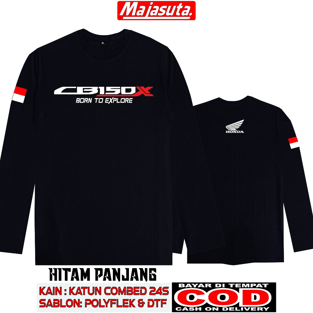 BAJU KAOS HONDA CB150X M1 KATUN COMBED 24S TEBAL//BISA COD//KAOS KOMUNITAS//KAOS CLUB//KAOS MOTOR//K