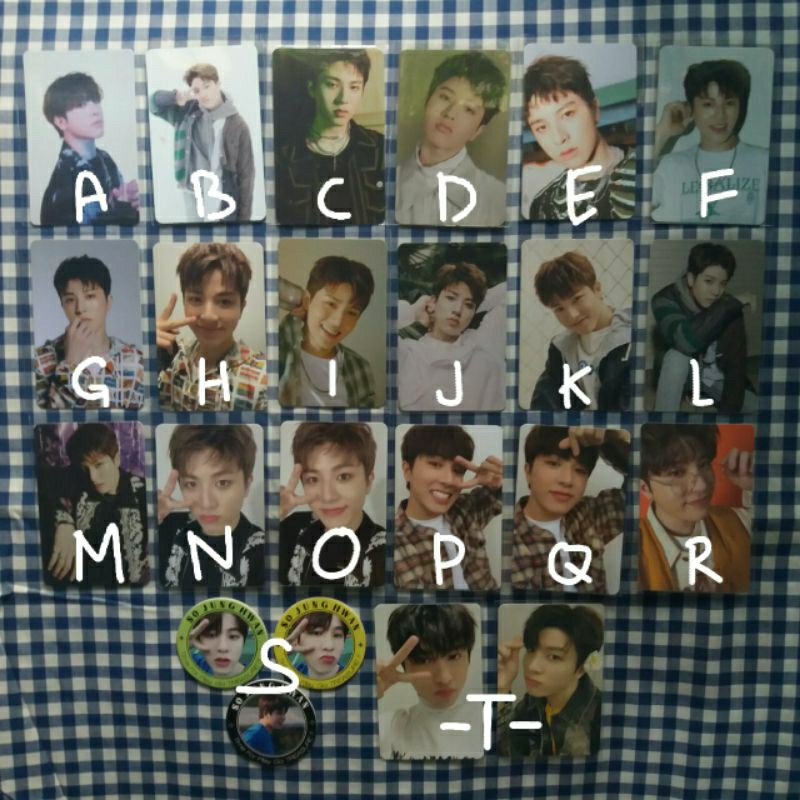 PC PHOTOCARD JUNGHWAN TREASURE OFFICIAL || CC Circle Card T-Match TFS Ar CH 1 2 3 FA TSS YG Tag POB 