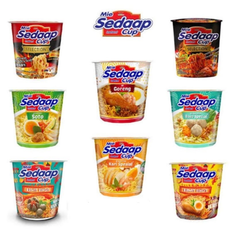 

[Mie] Sedaap Mie Cup All Varian | Aneka Pilihan Rasa