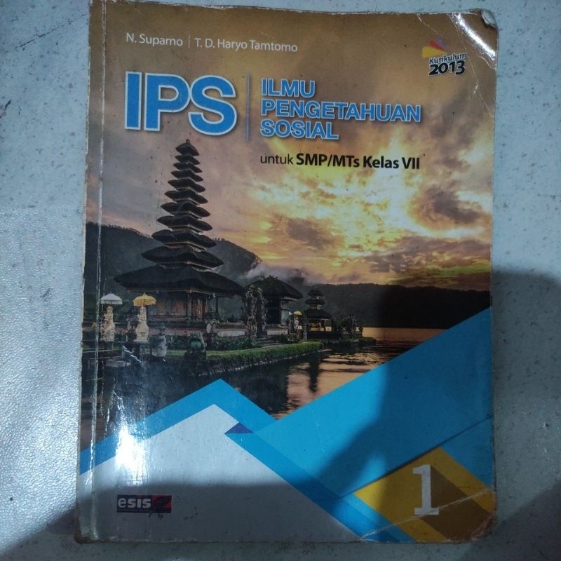 Buku Kelas 7 (SMP 1) IPS, IPA, Agama Kristen