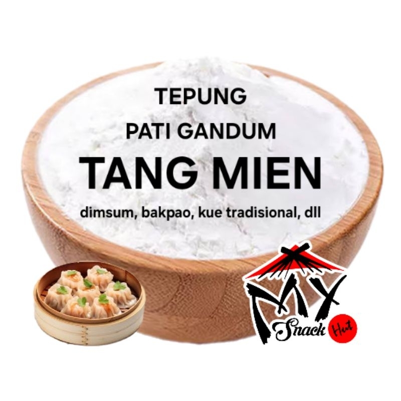 

TEPUNG TANG MIEN 1KG DIMSUM BAKPAO TANGMIEN TENG MIAN TENGMIAN WHEAT STARCH FLOUR PATI GANDUM HALAL