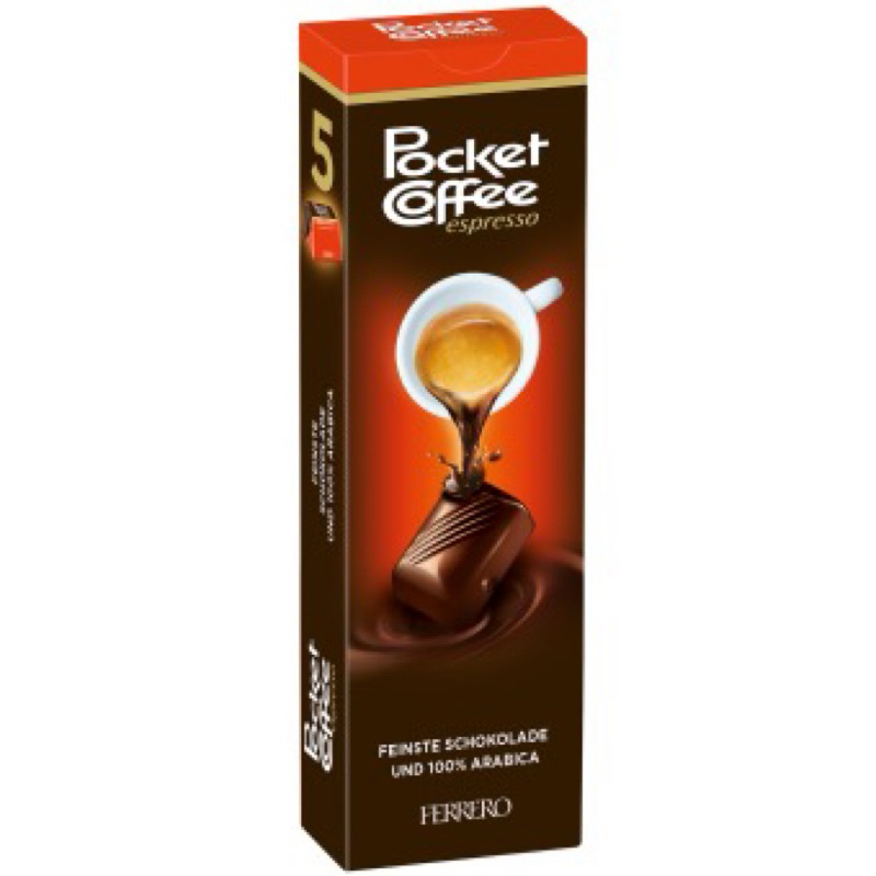 

Ferrero Pocket Coffee Espresso Permen Chocolate 100% Arabica