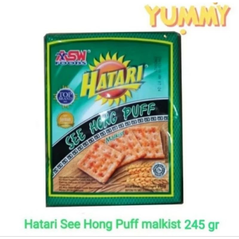 

Hatari See Hong Puff Biskuit Malkist Original 245gr - Hatari Malkist 245gr