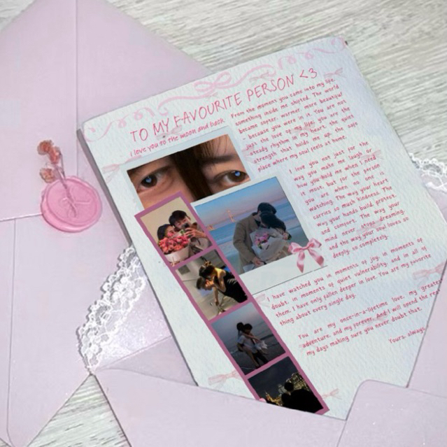 

❤️ Jasa Ketik Print Tulis Hias Surat Cinta Valentine Aesthetic Coquette