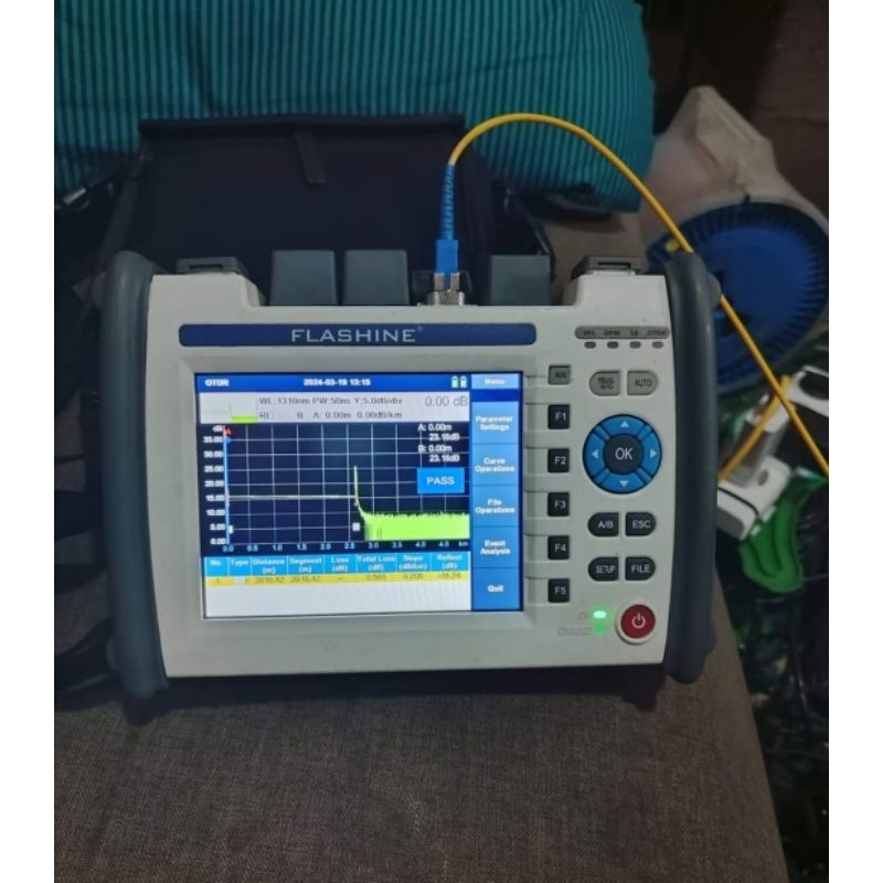 otdr skycom flashine TOT750